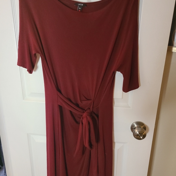 Red midi Jacob dress - Picture 3 of 3
